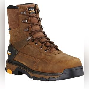 ARIAT MEN'S INTREPID WATERPROOF WORK BOOTS Composite Toe Size 8D
